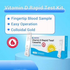 Colloidal Gold  Vitamin D Rapid Test Cassette Home self test