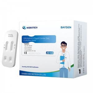 Colloidal Gold Blood HBsAg&HCV Rapid Combo Rapid Test