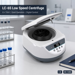 High Speed LC-6S Laboratory Centrifuge Adjustable RPM RCF 3074xg  for Blood Serum Plasma Separation