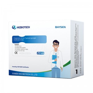 Colloidal Gold Blood Typhoid IgG/IgM Diagnostic Kit